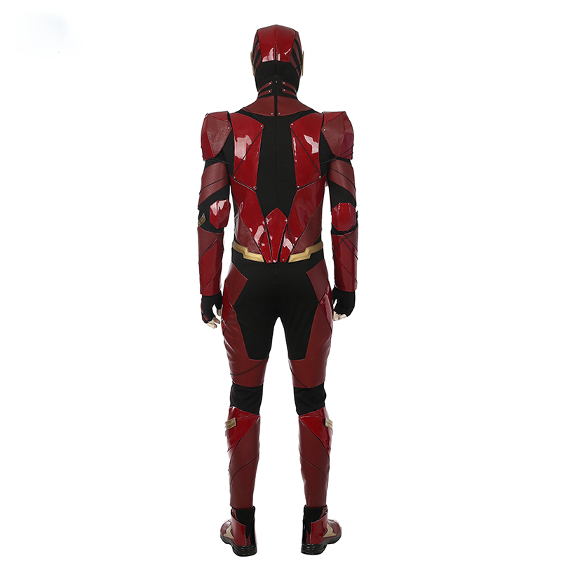 Xcoser DC Justice League Flash COS suit Barry Allen Costume Cosplay Re