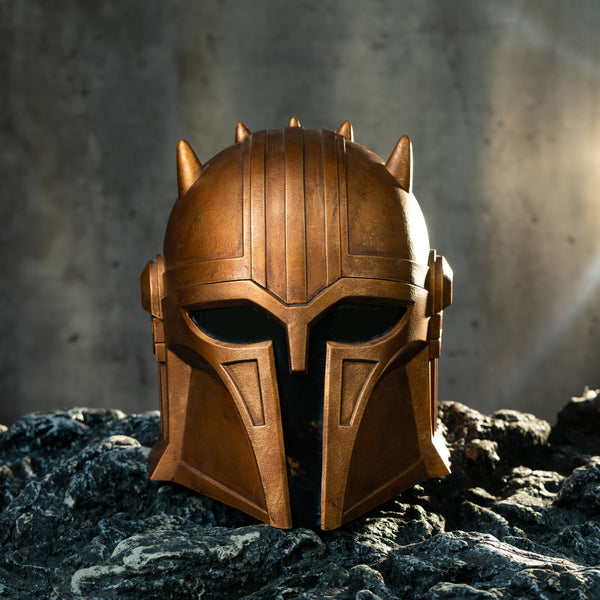 Xcoser Star Wars The Mandalorian Blacksmith Armorer Helmet Resin Adult  Halloween Cosplay Helmet