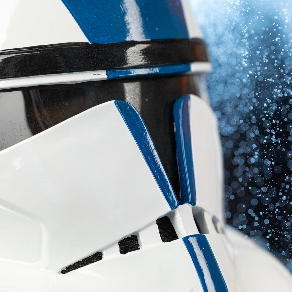 Xcoser Clone Trooper Phase 2 Helmet Resin Blue Adult Halloween Cosplay ...