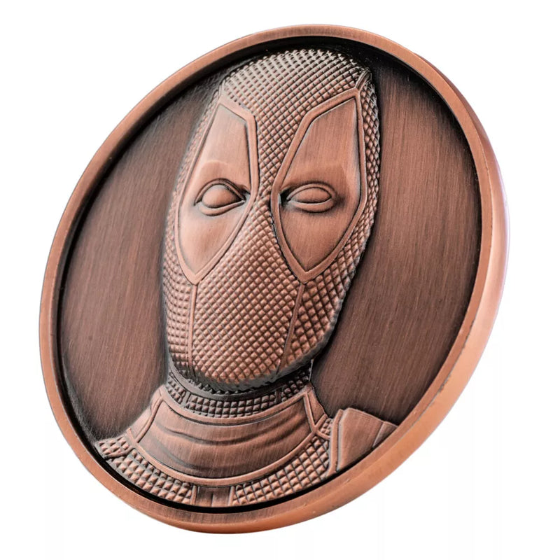 【New Arrival】Xcoser Movie Deadpool&Wolverine Wade Wilson Alloy Collectible Coin Badge Replica Gifts