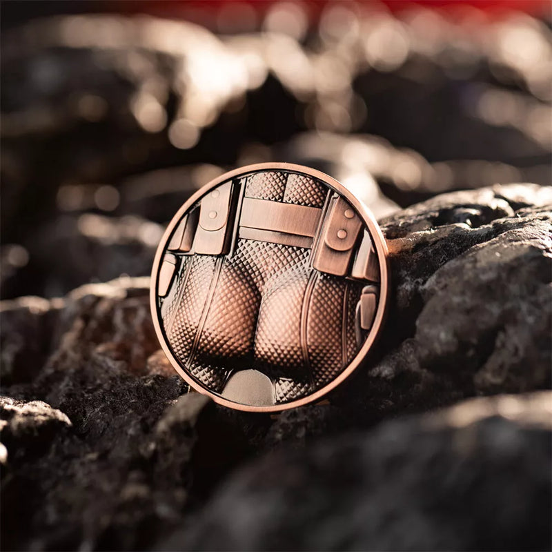 【New Arrival】Xcoser Movie Deadpool&Wolverine Wade Wilson Alloy Collectible Coin Badge Replica Gifts