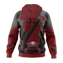 Xcoser Movie Deadpool 3 Wade Wilson Wolverine Hoodie Mens Sweatshirt Cosplay Costumes