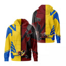 Xcoser Movie Deadpool 3 Wade Wilson Wolverine Hoodie Mens Sweatshirt Cosplay Costumes