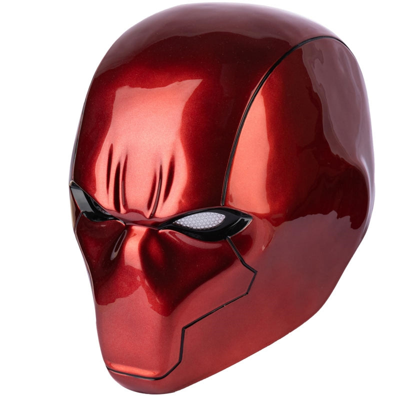 【Spring Sale-$50 off】Xcoser Red Hood Helmet Deluxe Cosplay Prop UV Bright Surface Collectors Edition