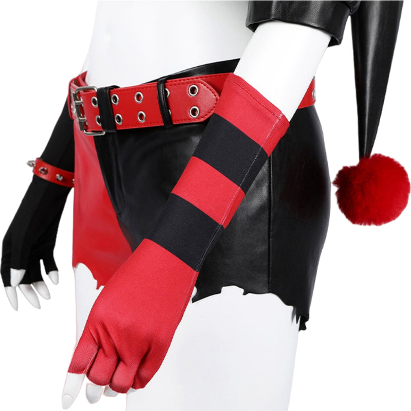 【Special deal】Xcoser Suicide Squad ISEKAI Harley Quinn Cosplay Costume-Size XS