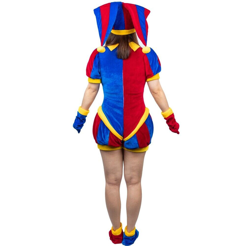 【New Arrival】Xcoser The Amazing Digital Circus Pomni Cosplay Costume H