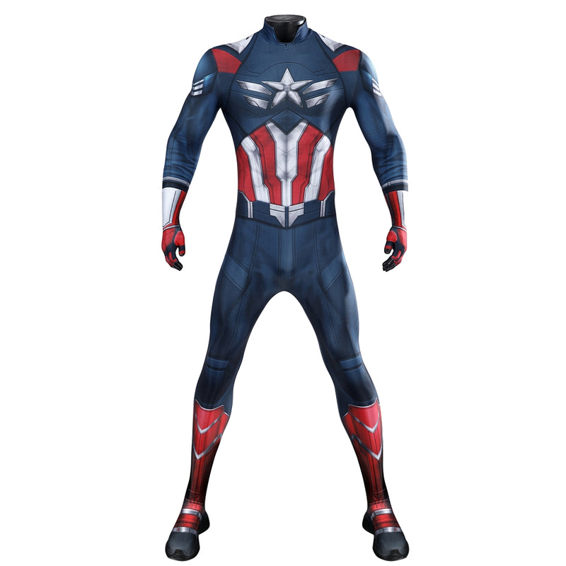 【New Arrival】Xcoser Captain America 4 Falcon Sam Wilson Cosplay Jumpsuit