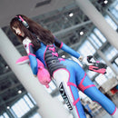 【New Arrival】Xcoser Hana Song D.Va Lycra Bodysuit Cosplay Costume Overwatch Jumpsuit