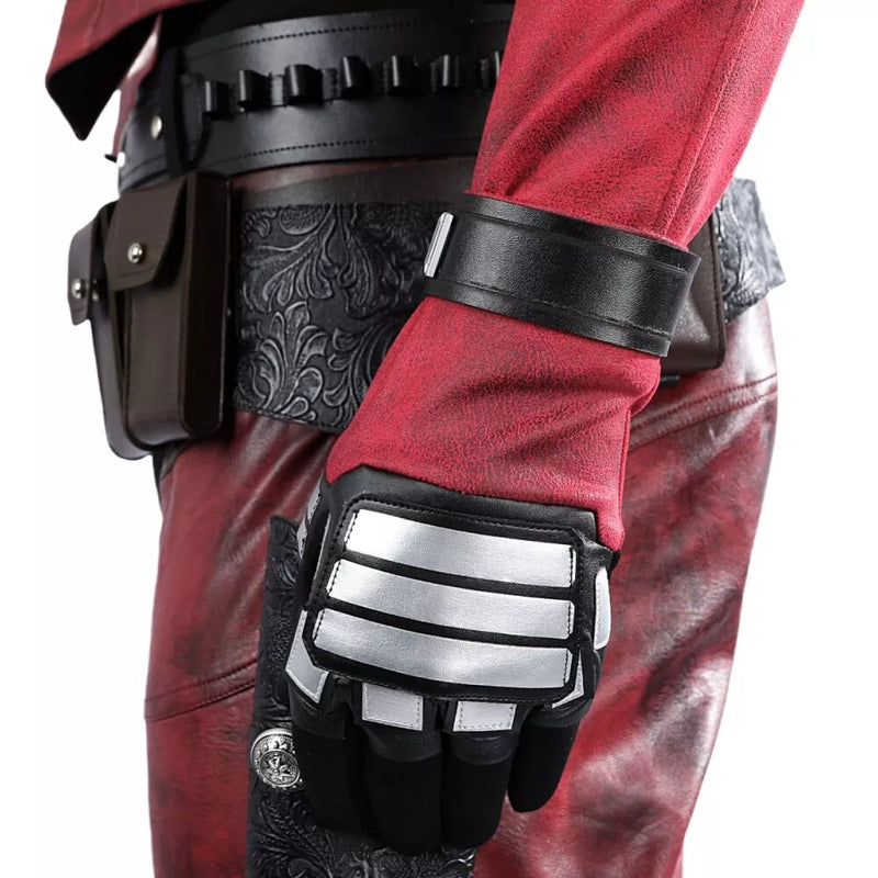 【New Arrival】Xcoser Deadpool 3 Wade Wilson Cowboy Deadpool Cosplay Costume Jumpsuit Full Set