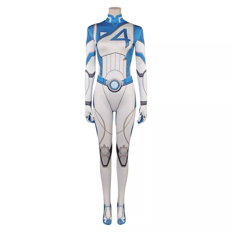 【New Arrival】Xcoser 2024 Game Marvel Rival Mister Fantastic Invisible Woman Bodysuit Cosplay Costume