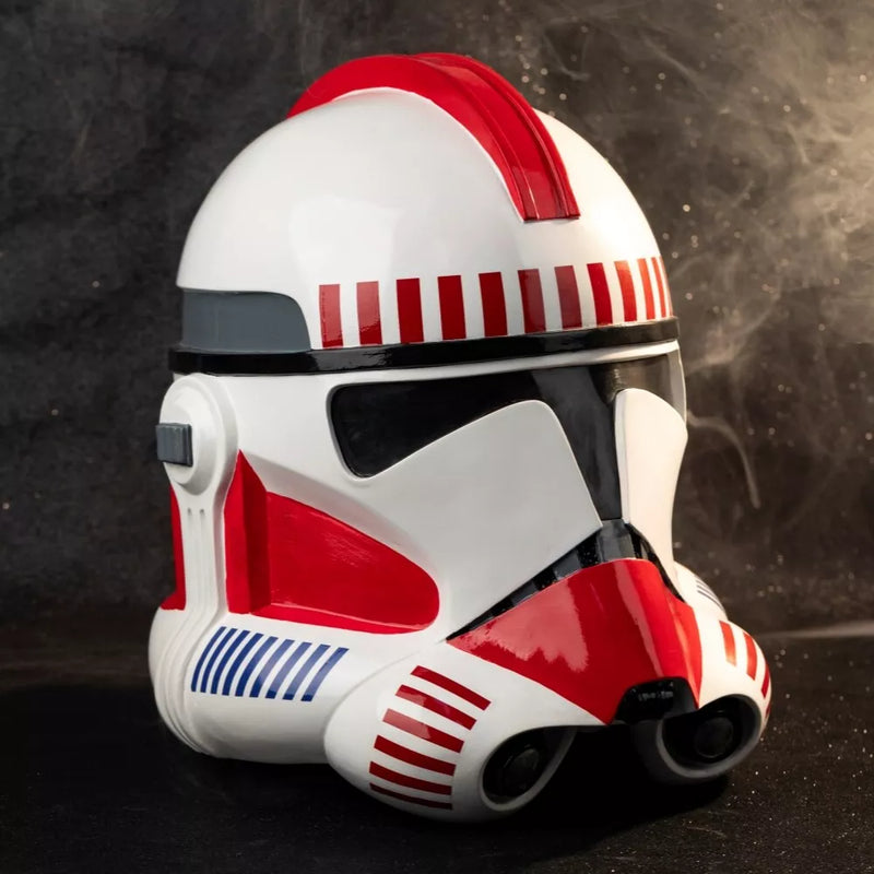 【New Arrival】Xcoser Star Wars Clone Shock Tooper Helmet Cosplay Prop Mask Resin Movie Replica