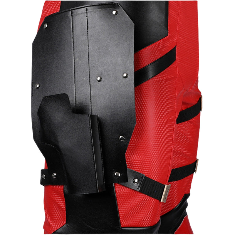 【New Arrival】Xcoser Deadpool3 Wade Wilson Bright Red Full Suit Cosplay Costume